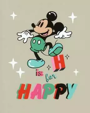 CreArt - grand - H is for Happy / Mickey Mouse Loisirs créatifs;Peinture - Numéro d Art - Image 2 - Ravensburger