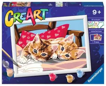 Ravensburger CreArt - Two Cuddly Cats Arts & Craft;CreArt - bilde 1 - Ravensburger