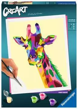 CreArt Vtipná žirafa Kreativní a výtvarné hračky;CreArt Malování pro dospělé - obrázek 1 - Ravensburger