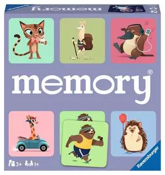 Wild World of Animals memory® Spill;Barnespill - bilde 1 - Ravensburger