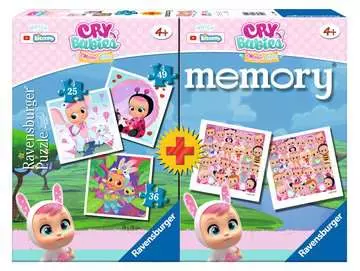 Multipack Memory® e Puzzle di Cry Babies, Puzzle e Gioco per Bambini, Età Raccomandata 4+ Giochi;Giochi educativi - immagine 1 - Ravensburger