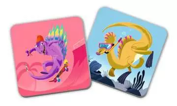 Memory® Sporty Dinosaurs, Gioco Memory per Famiglie, Età Raccomandata 4+, 72 Tessere Giochi;memory® - immagine 6 - Ravensburger
