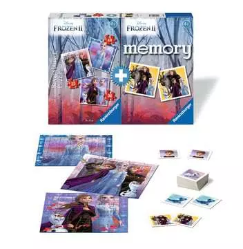 Frozen2  3Puzzl.+memory® Juegos;Multipack - imagen 2 - Ravensburger