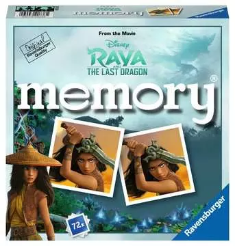 Memory® Raya Disney, Gioco Memory per Famiglie, Età Raccomandata 4+, 72 Tessere Giochi;Giochi educativi - immagine 1 - Ravensburger