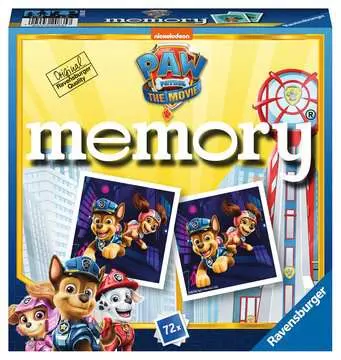 memory® Paw Patrol Movie, Gioco Memory per Famiglie, Età Raccomandata 4+, 72 Tessere Giochi;memory® - immagine 1 - Ravensburger