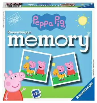 memory® Peppa Pig, Gioco Memory per Famiglie, Età Raccomandata 4+, 72 Tessere Giochi;memory® - immagine 1 - Ravensburger