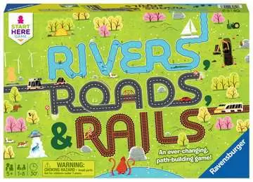 Rivers, Roads & Rails Games;Children s Games - image 1 - Ravensburger
