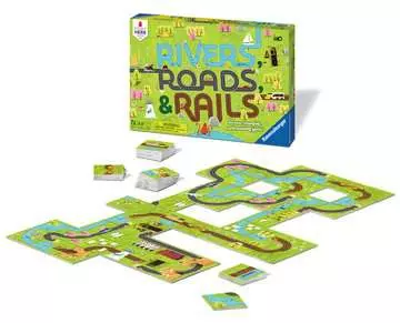 Rivers, Roads & Rails Games;Children s Games - image 2 - Ravensburger