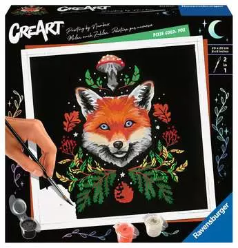 CreArt - 20x20 cm - Renard / Pixie Cold Edition Loisirs créatifs;Peinture - Numéro d art - Image 1 - Ravensburger