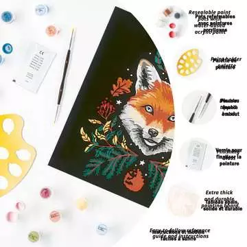 CreArt - 20x20 cm - Renard / Pixie Cold Edition Loisirs créatifs;Peinture - Numéro d art - Image 8 - Ravensburger