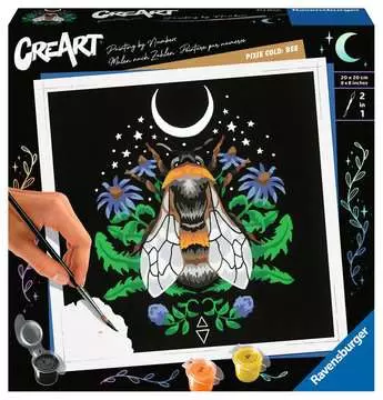 CreArt - 20x20 cm - Abeille / Pixie Cold Edition Loisirs créatifs;Peinture - Numéro d art - Image 1 - Ravensburger