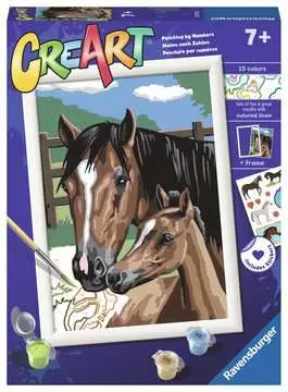 CreArt Serie D Classic - Caballos en los Juegos Creativos;CreArt Niños - imagen 1 - Ravensburger