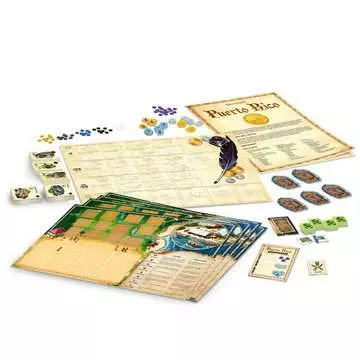 Ravensburger - 26928 Puerto Rico -  Versión española, Strategy Game, 2-5 Jugadores, Edad recomendada 12+ Juegos;Juegos de familia - imagen 4 - Ravensburger