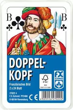 27022 Kartenspiele Doppelkopf, Französisches Bild, in Klarsicht-Box von Ravensburger 1