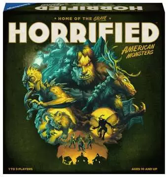 Horrified: Am. Monsters Jeux;Jeux de société adultes - Image 1 - Ravensburger