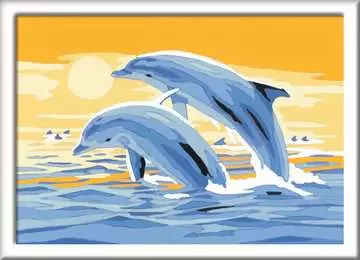 Springende dolfijn Hobby;Schilderen op nummer - image 2 - Ravensburger