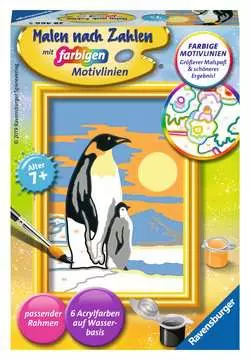 28466 Malen nach Zahlen Süße Pinguine D von Ravensburger 1