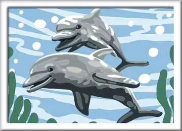 28468 Malen nach Zahlen Freundliche Delfine von Ravensburger 2