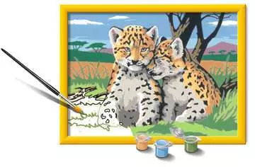28486 Malen nach Zahlen Kleine Leoparden von Ravensburger 3