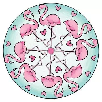 28520 Malsets Mini Mandala-Designer Flamingo von Ravensburger 8