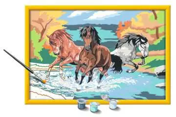 Numéro d art - grand - Horde de chevaux Loisirs créatifs;Peinture - Numéro d art - Image 3 - Ravensburger