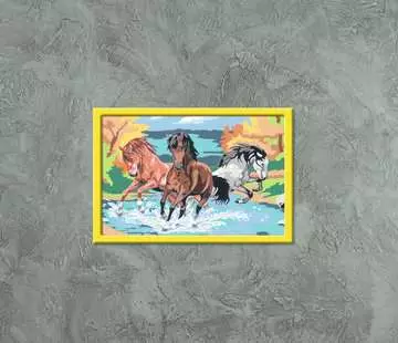 Numéro d art - grand - Horde de chevaux Loisirs créatifs;Peinture - Numéro d art - Image 5 - Ravensburger