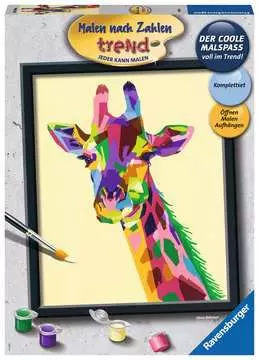 Bonte Giraffe Hobby;Schilderen op nummer - image 1 - Ravensburger