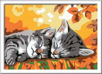 Ravensburger Creart Paint By Numbers Autumn Kitties Creart Arts Crafts Products Uk Ravensburger Creart Paint By Numbers Autumn Kitties