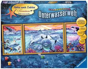Kleurrijke onderwaterwereld / Monde sousmarin multicolore Hobby;Schilderen op nummer - image 1 - Ravensburger