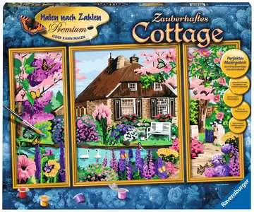28982 Malen nach Zahlen Zauberhaftes Cottage von Ravensburger 1