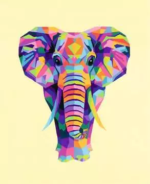CreArt - 24x30 cm - elephant Loisirs créatifs;Peinture - Numéro d art - Image 2 - Ravensburger