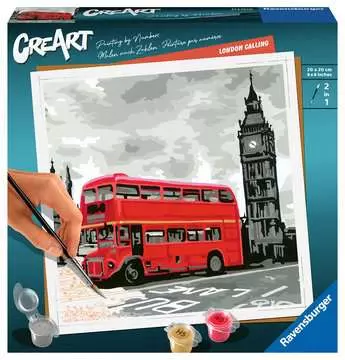 CreArt, Londres, Pintar por números para adultos Artístico;CreArt - imagen 1 - Ravensburger
