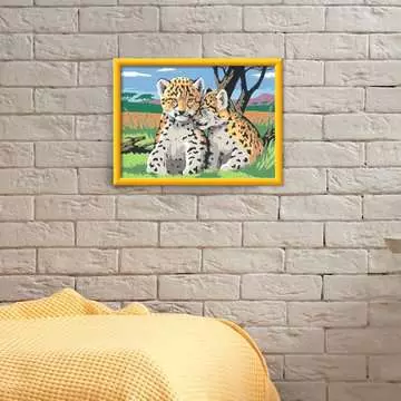 Numéro d art - moyen - Petits léopards Loisirs créatifs;Peinture - Numéro d Art - Image 5 - Ravensburger