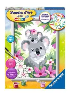 Numéro d art - moyen - Maman koala et son bébé Loisirs créatifs;Peinture - Numéro d art - Image 1 - Ravensburger