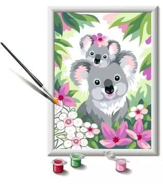 Numéro d art - moyen - Maman koala et son bébé Loisirs créatifs;Peinture - Numéro d art - Image 3 - Ravensburger