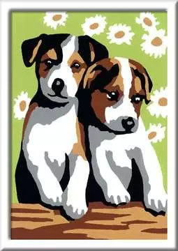 Schattige puppies Hobby;Schilderen op nummer - image 2 - Ravensburger