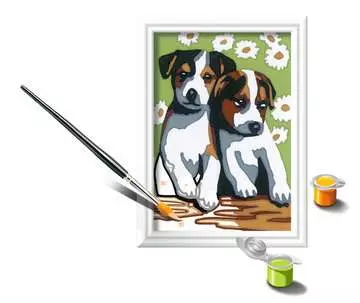 Schattige puppies Hobby;Schilderen op nummer - image 3 - Ravensburger