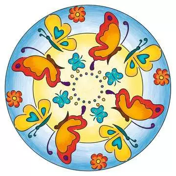 Mandala  - midi - Flowers & butterflies Loisirs créatifs;Dessin - Image 10 - Ravensburger