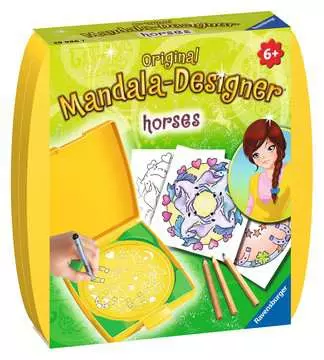 29986 Malsets Mandala Designer Mini horses von Ravensburger 1