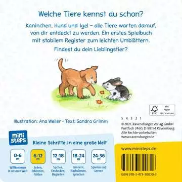 30030 Babybücher und Pappbilderbücher ministeps: Alle meine Lieblingstiere von Ravensburger 2