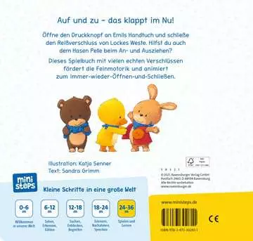 30261 Babybücher und Pappbilderbücher ministeps: Knopf auf, Knopf zu von Ravensburger 2