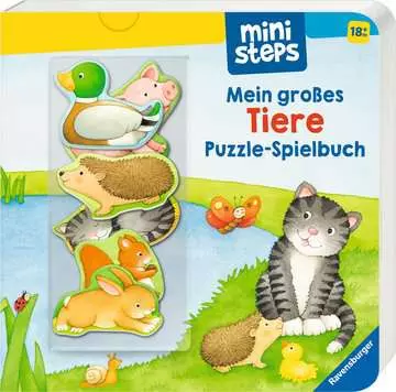 30270 Babybücher und Pappbilderbücher ministeps: Mein großes Tiere Puzzle-Spielbuch von Ravensburger 1