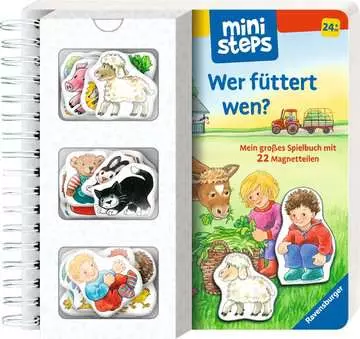 31631 Babybücher und Pappbilderbücher ministeps: Wer füttert wen? von Ravensburger 1