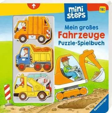 31678 Babybücher und Pappbilderbücher ministeps: Mein großes Fahrzeuge Puzzle-Spielbuch von Ravensburger 1