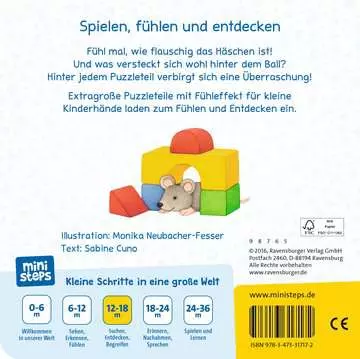 31717 Babybücher und Pappbilderbücher ministeps: Mein erstes Fühl-Puzzlebuch von Ravensburger 2