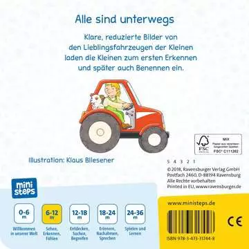 31744 Babybücher und Pappbilderbücher ministeps: Meine allerersten Fahrzeuge von Ravensburger 2