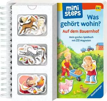 31754 Babybücher und Pappbilderbücher ministeps: Was gehört wohin? Auf dem Bauernhof von Ravensburger 1