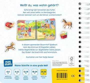 31754 Babybücher und Pappbilderbücher ministeps: Was gehört wohin? Auf dem Bauernhof von Ravensburger 2