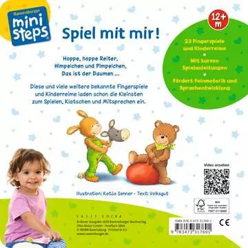 31769 Babybücher und Pappbilderbücher ministeps: Spiel mit mir! Meine liebsten Fingerspiele und Kinderreime von Ravensburger 2