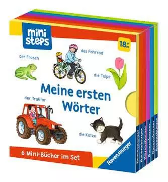 31771 Babybücher und Pappbilderbücher ministeps: Mein erster Bücher-Würfel: Meine ersten Wörter (Bücher-Set) von Ravensburger 1